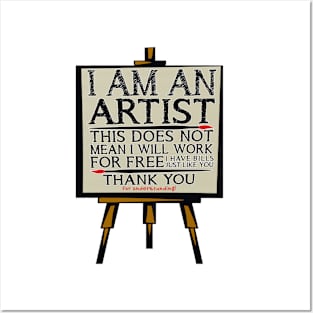 I Am an Artist Posters and Art